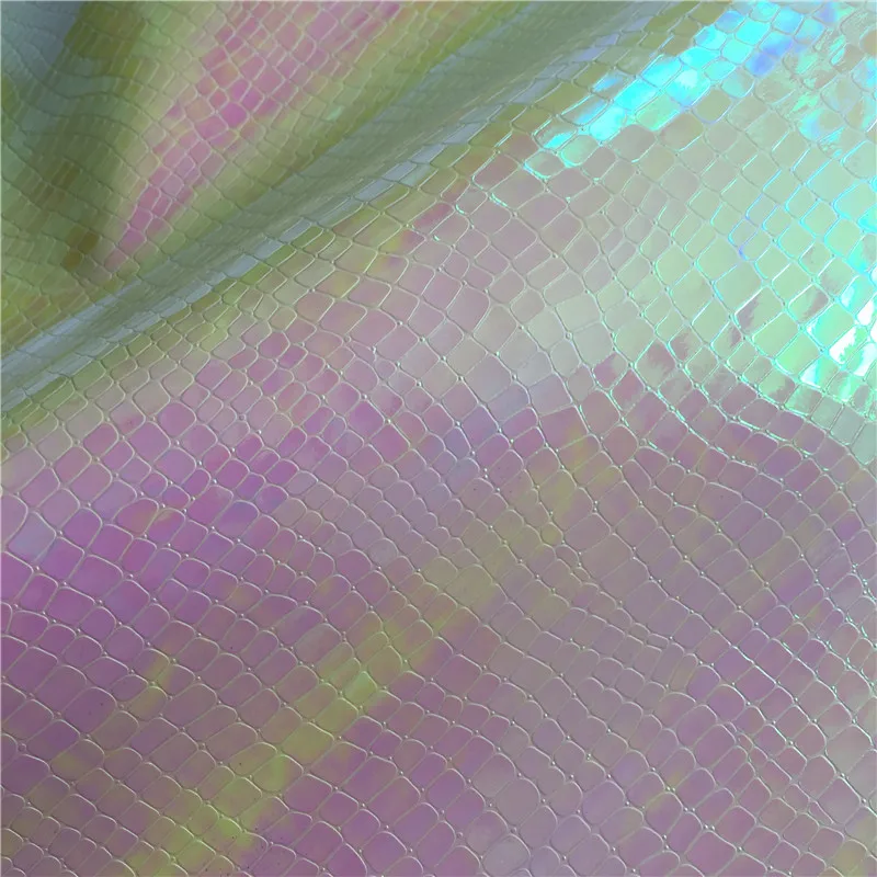 Искусственная блестящая кожа синтетическая Переливающаяся Волшебная