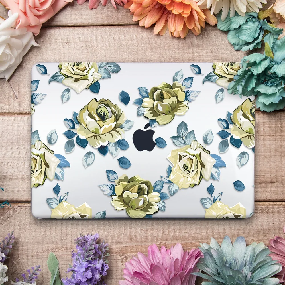 С украшением в виде кристаллов цветочный чехол для MacBook Air 11 A1465/air 13 дюймов A1466 pro 13,3 15 A1278 retina 13 A1502 MacBook Pro 13 15 Air 13 A1932