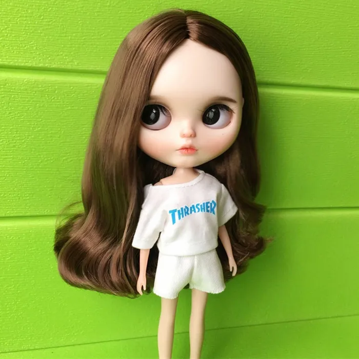 Kawayii короткая футболка костюм Blyth рубашка набор для Барби юбка Azone Momoko Кукла