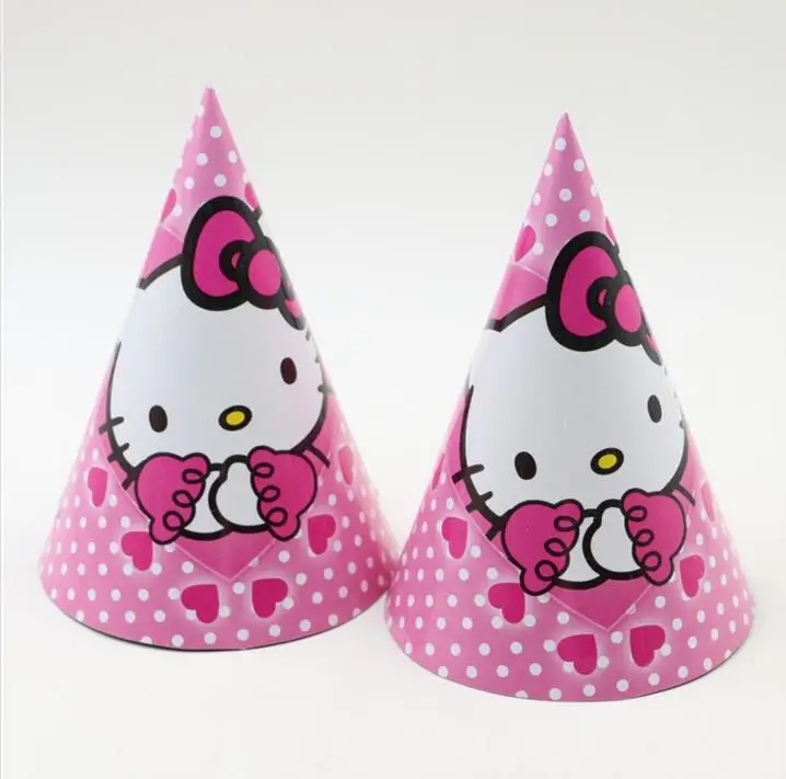 12 шт./лот вечерние на день рождения от поставщика милые белые кошачьи HELLO KITTY