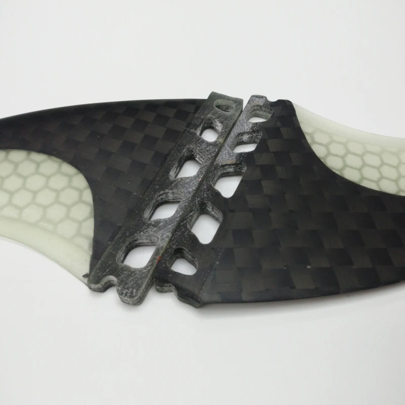 Quilhas de из стекловолокна доски для серфинга Fin Surf Плавники Future G5 Черный и белый сота