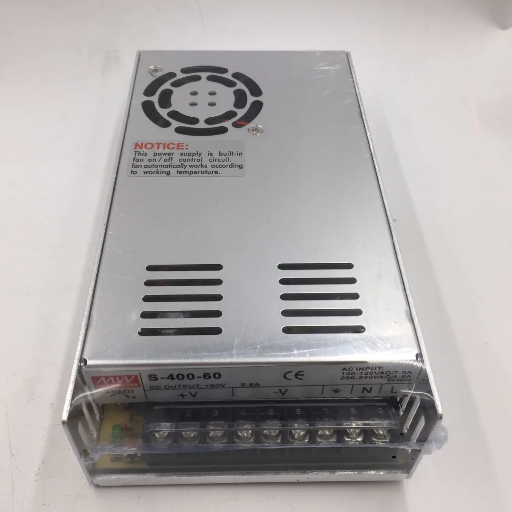 Fonte de Alimentação do Interruptor de cc de 400w 60v dc com a para Motor de Passo Fonte de alimentação de comutação