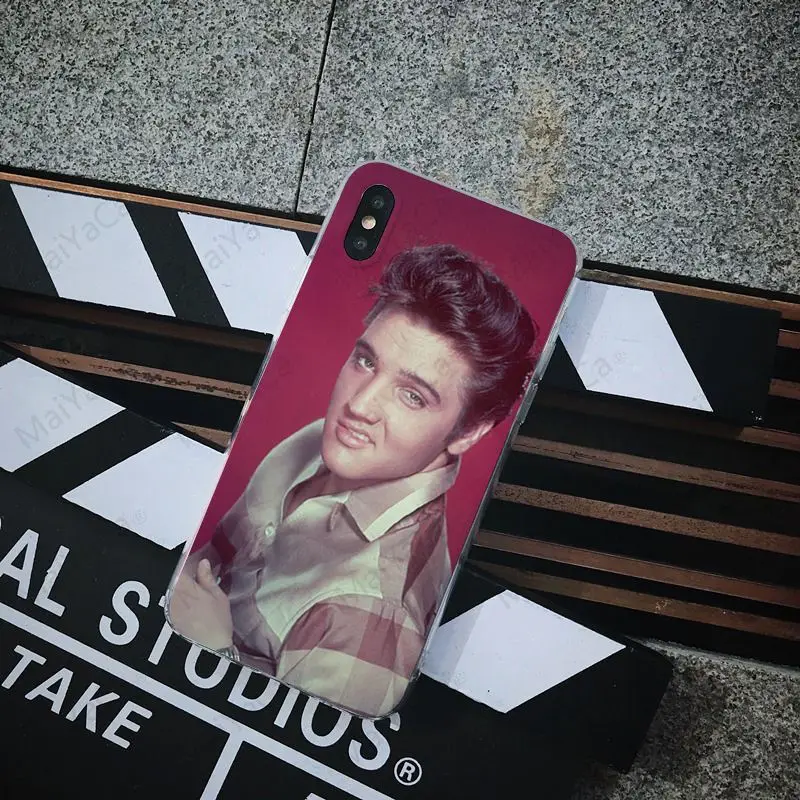 MaiYaCa Elvis Presley Kiss в продаже роскошные аксессуары для телефонов Чехол для iphone 8 8plus 7 7plus 6 6plus 5 5S SE X XS XR XSMax чехол