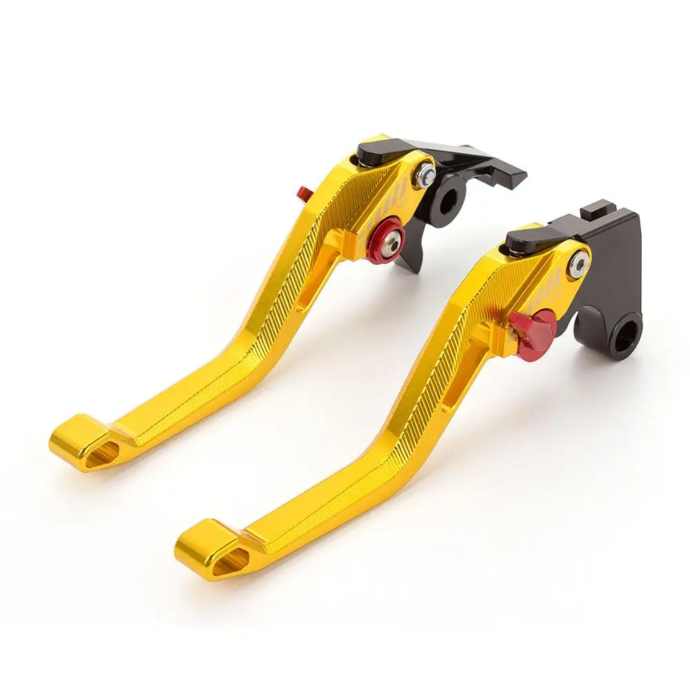 Для Yamaha YZF R1 1999 2000 2001 CNC Алюминий Короткие Длинные отрегулировать 3D мотоциклов сцепные рычаги ручка Набор аксессуаров FXCNC - Цвет: Short Gold