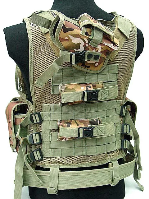 Мужской военный тактический жилет армейский Охотничий Жилет Molle для страйкбола