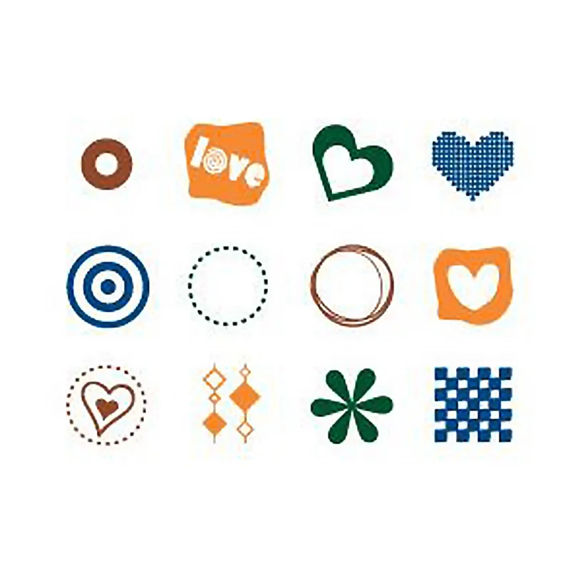 12 шт./компл. симпатичный рисунок в виде сердца прозрачная деревянная фотография