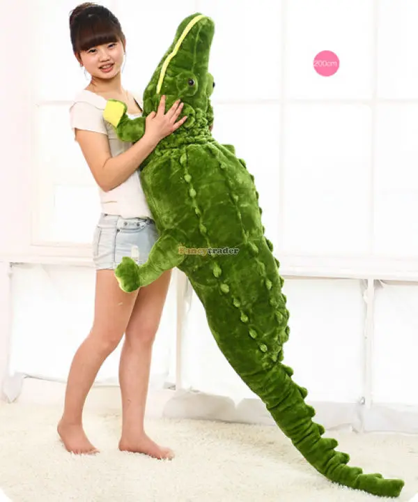 

Fancytrader 79'' / 200cm Jumbo Plush Cute Soft Stuffed Simulated Crocodile Toy, Great Gift For Kids, Free Shipping FT50167