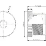 1/3 10 мм M12 * P0.5 крепление HD объектив специальный для CCD/CMOS | Безопасность и защита