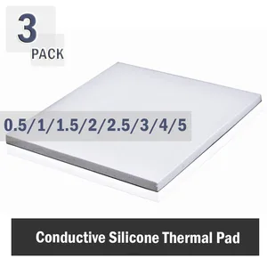 3 шт., термопрокладки для ЦП, 0,5 Х100 мм, 1,5 мм, 1 мм, 2,5 мм, 2 мм, мм, 3 мм, 4 мм, 5 мм