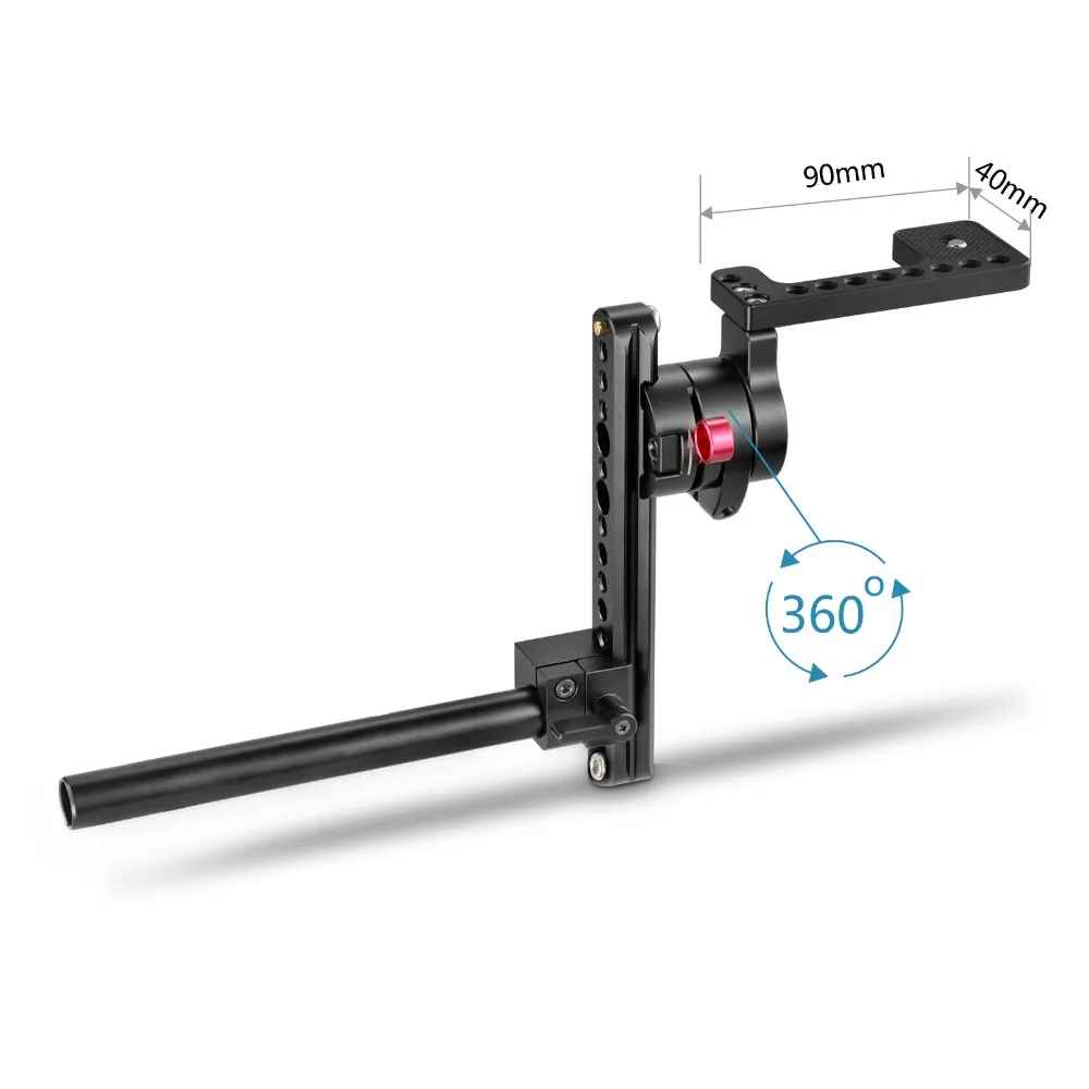 Держатель SmallRig для цифровой зеркальной камеры EVF с резьбой 15 мм и винтом 1/4 может