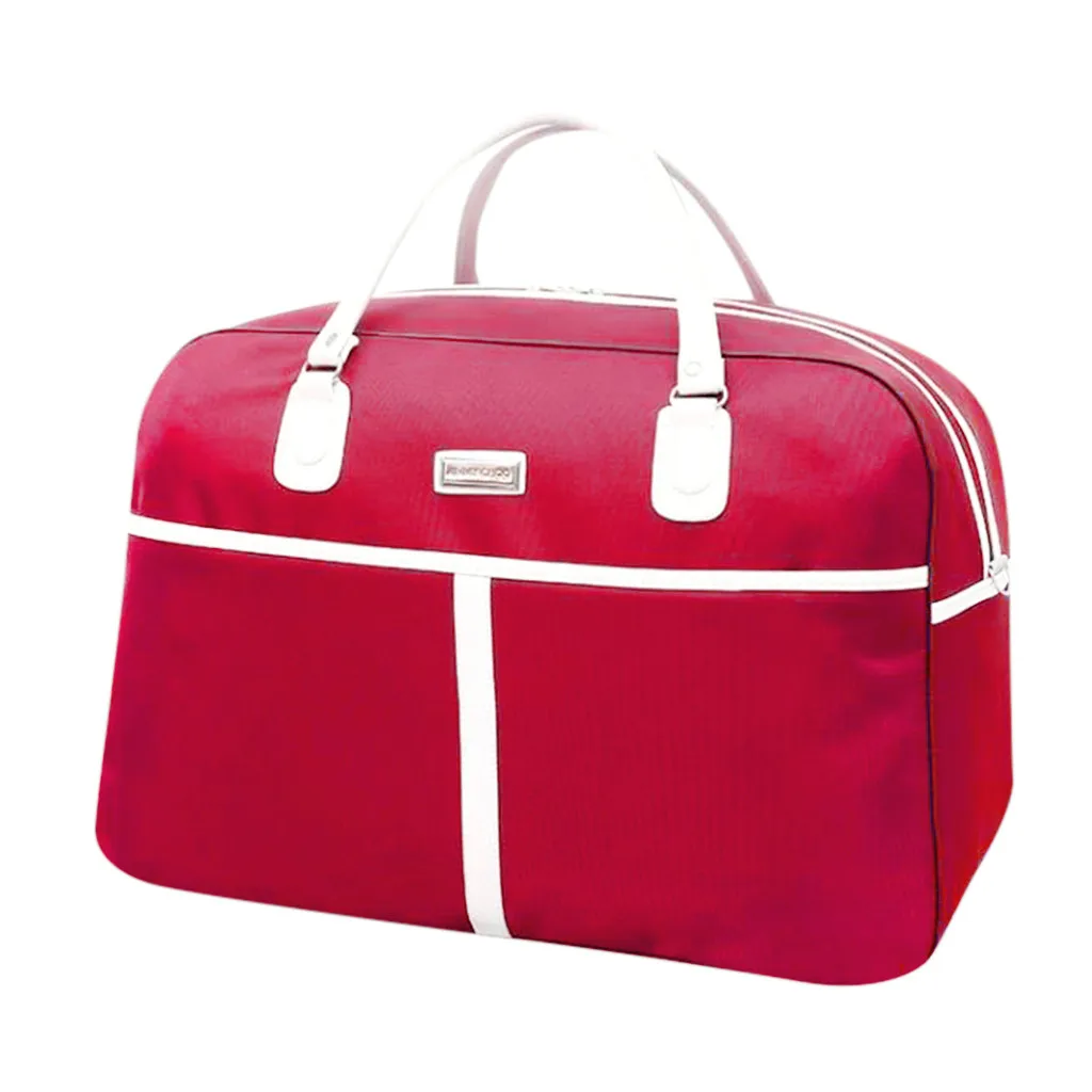 Hot Pink M Большая вместительная модная дорожная сумка для мужчин и женщин, Складная спортивная сумка-Органайзер, упаковка кубиков, багаж для девушек, сумка для выходных# G8 - Цвет: Hot Pink M