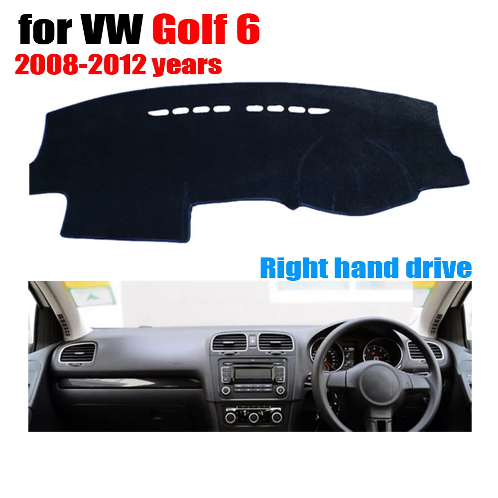 Чехлы для приборной панели автомобиля коврик Volkswagen VW GOLF 6 /GTI 2008-2012 правого руля