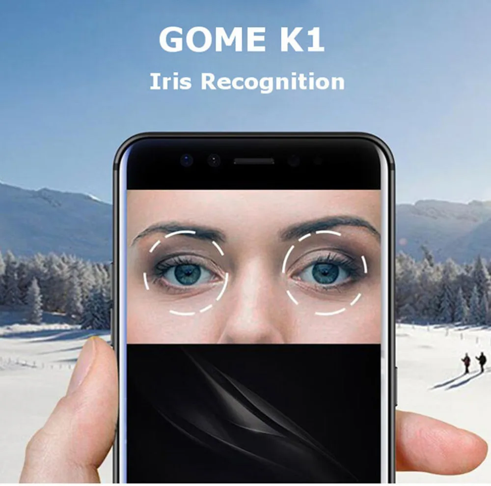 Пойдем K1 Ирис 4G-LTE мобильного телефона 5,2 ''1080p MTK6757 8-ядерный 4 Гб+ 128 Гб 8+ 16 Мп Камера Quick Charge Тип C смартфон с отпечатками пальцев