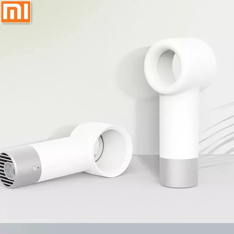 Xiaomi Mijia Happy Life ручной вентилятор из кожи USB зарядка Walkman Вентилятор безопасности 3