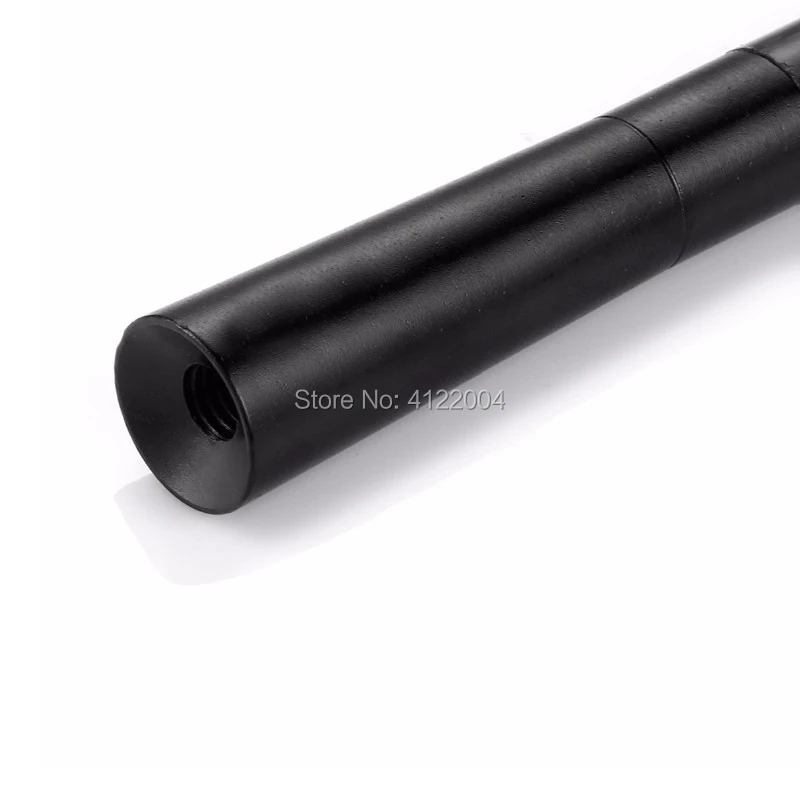 Короткая антенна из углеродного волокна изящная черная для радио автомобильная