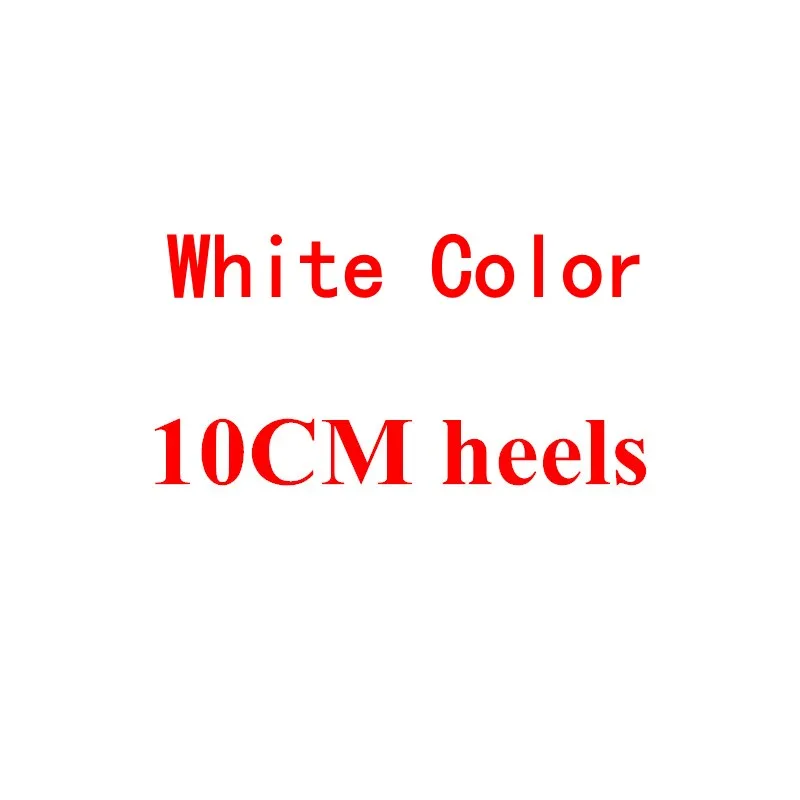 10CM Heel Height Новое поступление; цвет черный, белый; сетчатые женские босоножки на высоком тонком каблуке; Calzado Mujer; туфли-лодочки с острым носком; женская обувь для вечеринок; D017A - Цвет: 10CM Heel Height