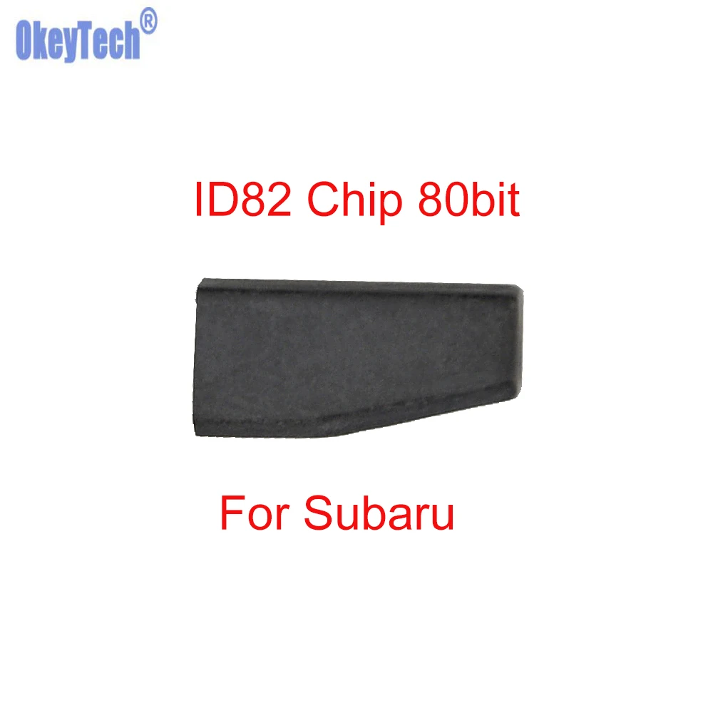 OkeyTech 10 шт./лот авто транспондер ID82 чип 80 бит для Subaru дистанционный ключ заготовка