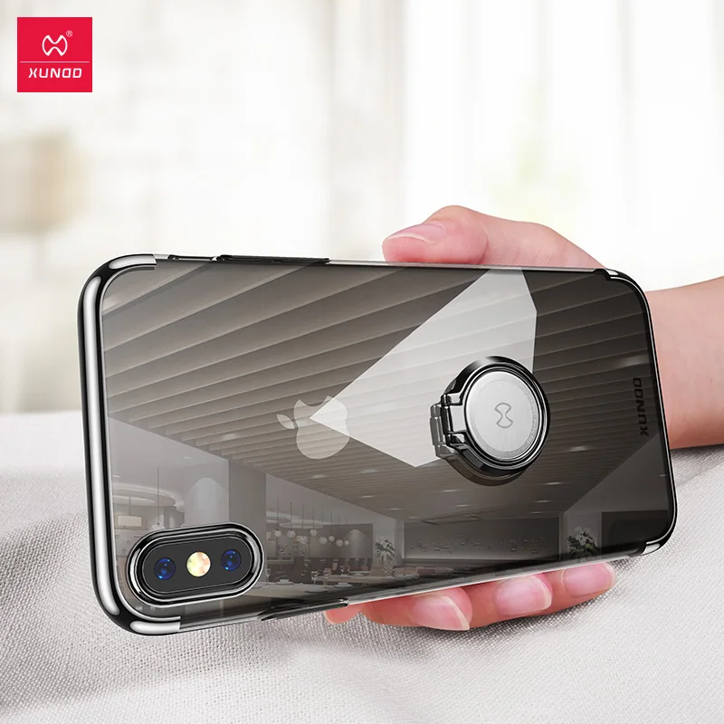 XUNDD приталенный жесткий прозрачный чехол для телефона нового iPhone XS Max XR 5 8/6 1/6