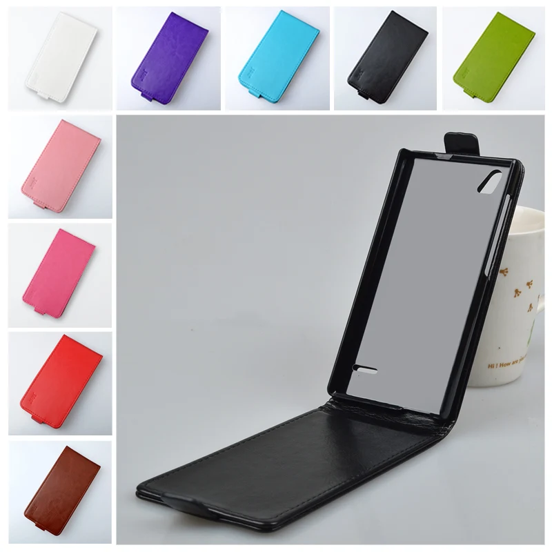 For ZTE Blade Vec Fashion PU Leather Case Cover for 4G Vertical Flip Up and Down Phone Cases J&ampR Brand 9 colors | Мобильные