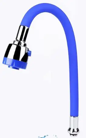 Blue 4 цвета, кухонный смеситель с распылителем, водопроводный кран, кухонный кран torneira cozinha YT-6047 - Цвет: Blue