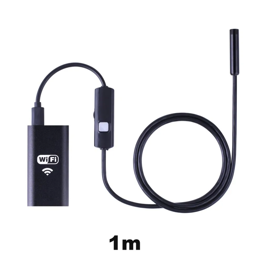Мини Размер wifi эндоскоп 2MP 8 мм ультра тонкий бороскоп Инспекционная камера для