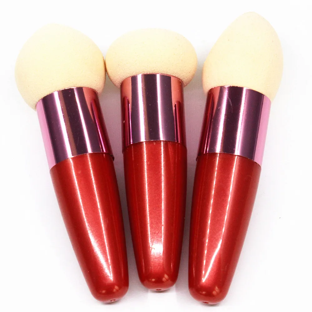 3 шт./лот набор косметики в форме капли воды грибов СКОШЕННЫХ форм спонж для