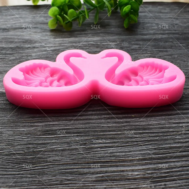 2 на лебедином шоколадных тортов силиконовая форма для помадки формы торта