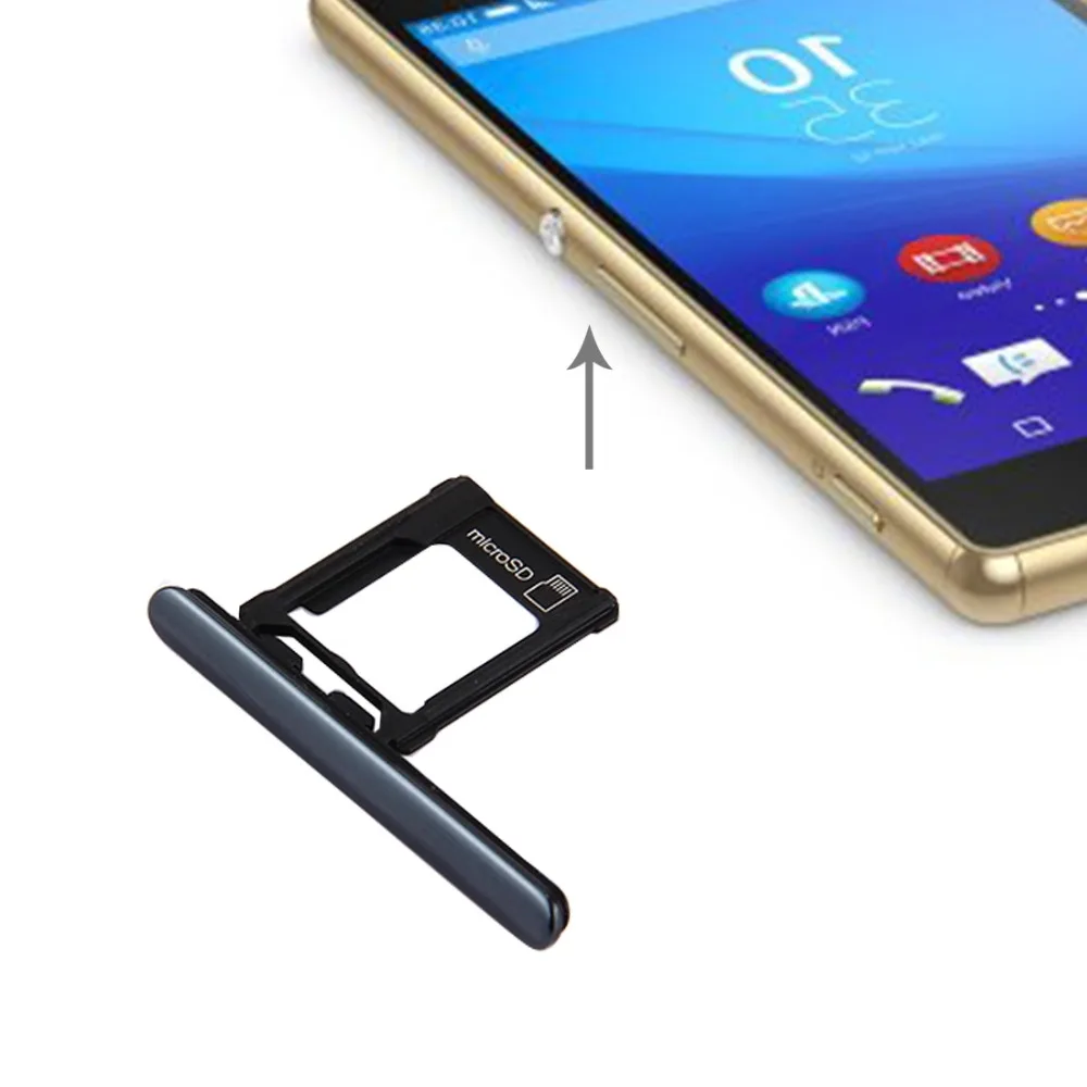 IPartsBuy новый лоток для карты Micro SD + слот Пылезащитная заглушка Sony Xperia XZ Premium (версия