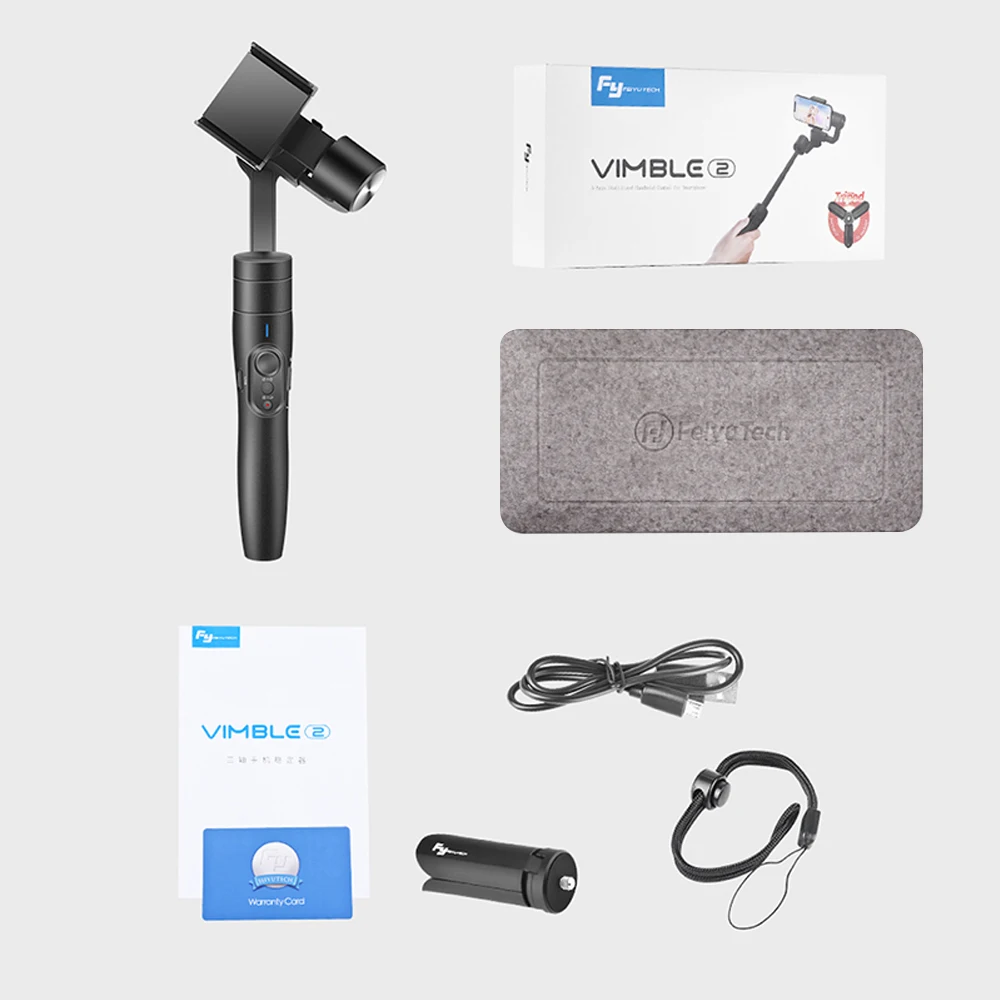 Feiyu tech Vimble 2 3 осевой стабилизатор для смартфона с выдвижным ручным пультом