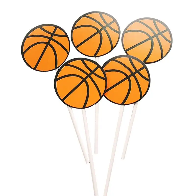 FunPa торт Топпер Декор для вечеринки креативный Баскетбол Футбол Бейсбол флаг
