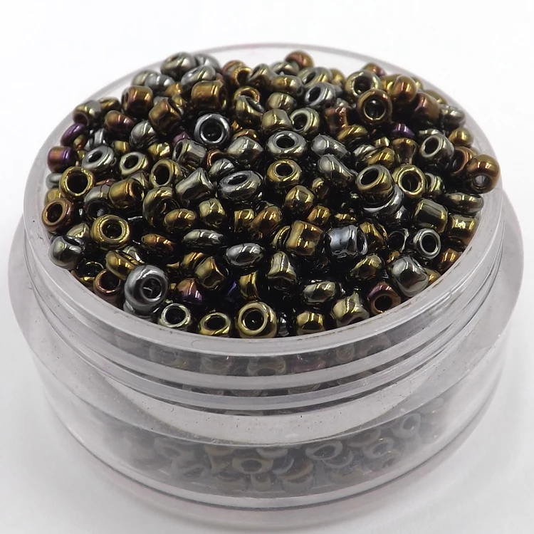 Оптовая продажа бусины из чешского стекла размер 22 г/3 мм цветные AB для