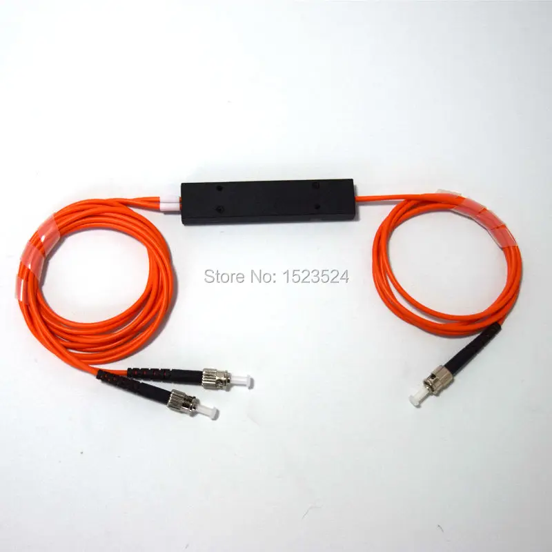Бесплатная доставка 62 5 нм 125/50/50 мм коэффициент связи ST/PC 1x2 FBT соединитель 1*2