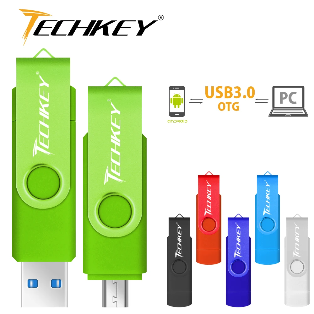 Вращающийся флеш-накопитель OTG USB 3,0 для мобильных телефонов samsung, ОС android, 8 ГБ, 16 ГБ, 32 ГБ, 64 ГБ, USB флеш-накопитель memoria cel, usb флешка, флешка