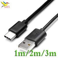 100pcs 1m 2m 3m long white type c type c usb data sync charger cable for macbook oneplus 2 zuk nexus huawei p9 p10 p20 nokia n1