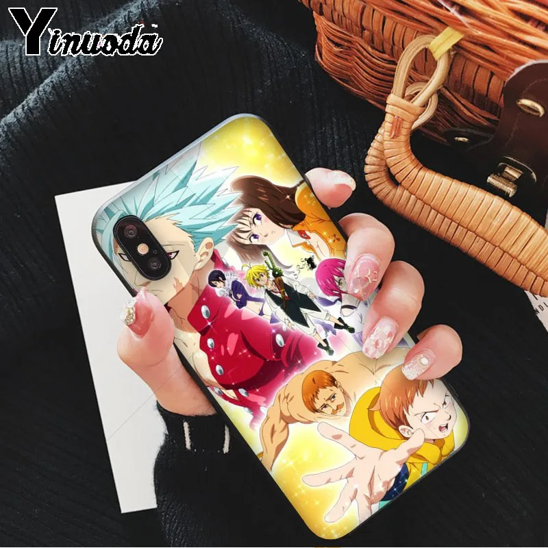 Yinuoda The Seven Deadly Sins TPU Мягкий силиконовый чехол для телефона Apple iPhone 8 7 6 6S Plus X XS MAX 5 5S SE