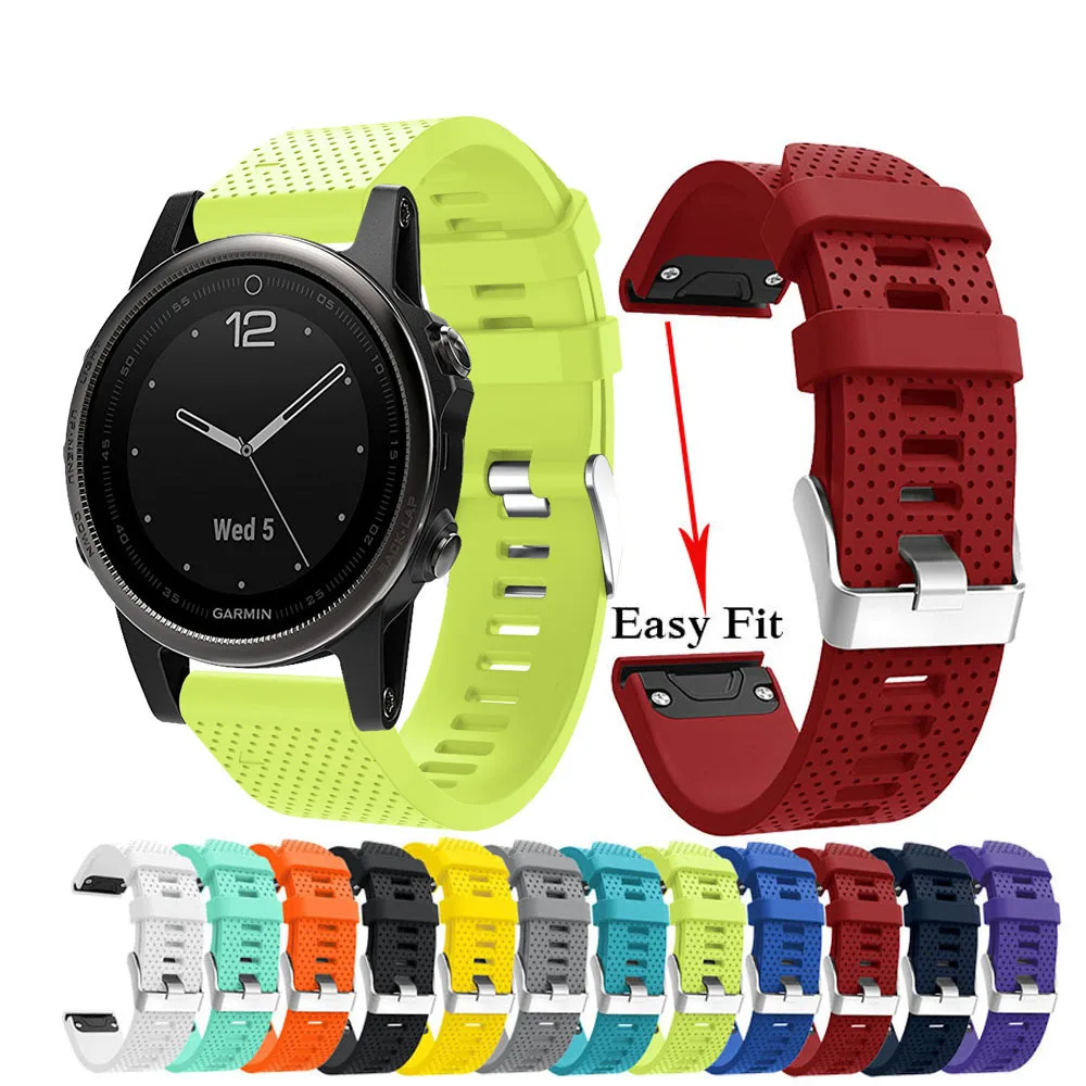 Сменный силиконовый ремешок для Garmin Fenix 5s/5s Plus Smart Watch Quick Release Easyfit на запястье