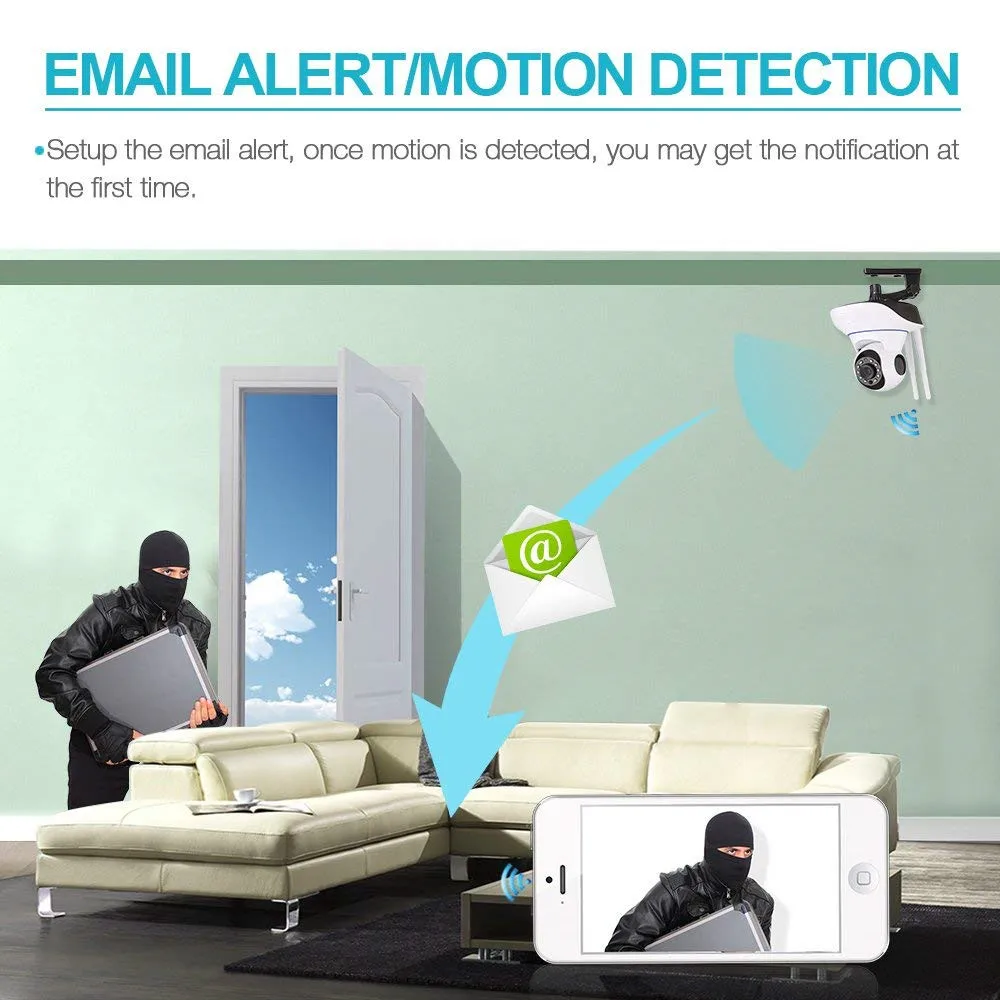 ALE Wireless ip camera 1080P HD WIFI Mini CCTV Security IP surveillance cameras 2mp night vision baby monitor w/ smart cam | Безопасность