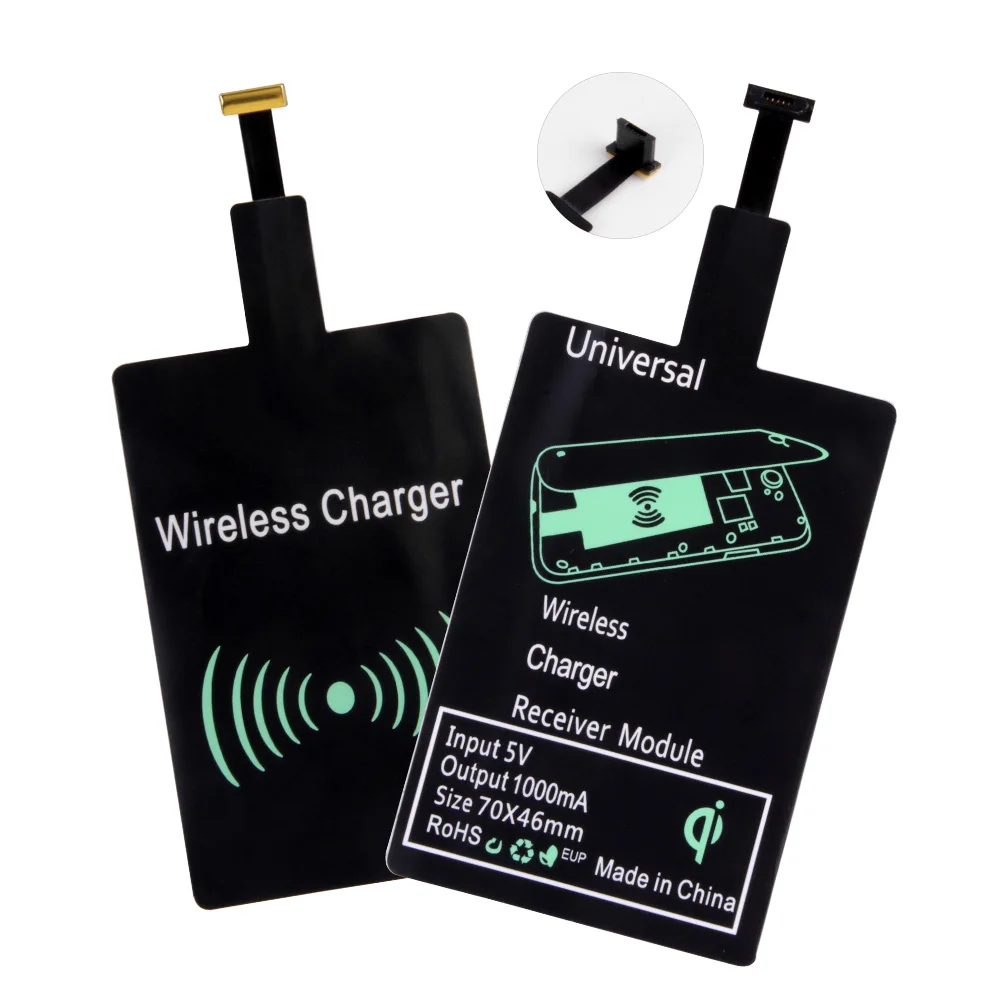 Беспроводное зарядное устройство OLAF QI для iPhone универсальное с разъемом Micro USB Type c