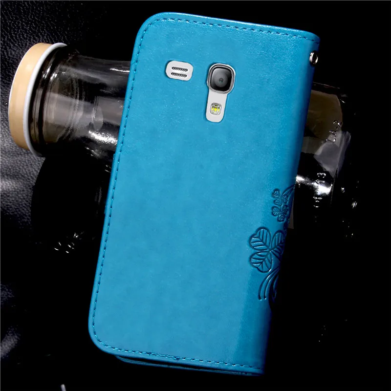 Роскошный кожаный чехол-бумажник с откидной крышкой для samsung Galaxy S Duos GT S7562 GT-S7562 7562 Trend Plus S7580 S7582 GT-S7580 GT-S7582