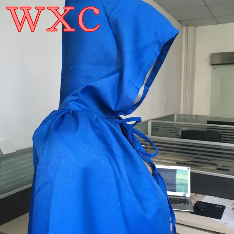 Game of Thrones Daenerys Targaryen Cosplay Costumes Sex Sleeveless Dress Electric Blue Cloak Halloween WXC |