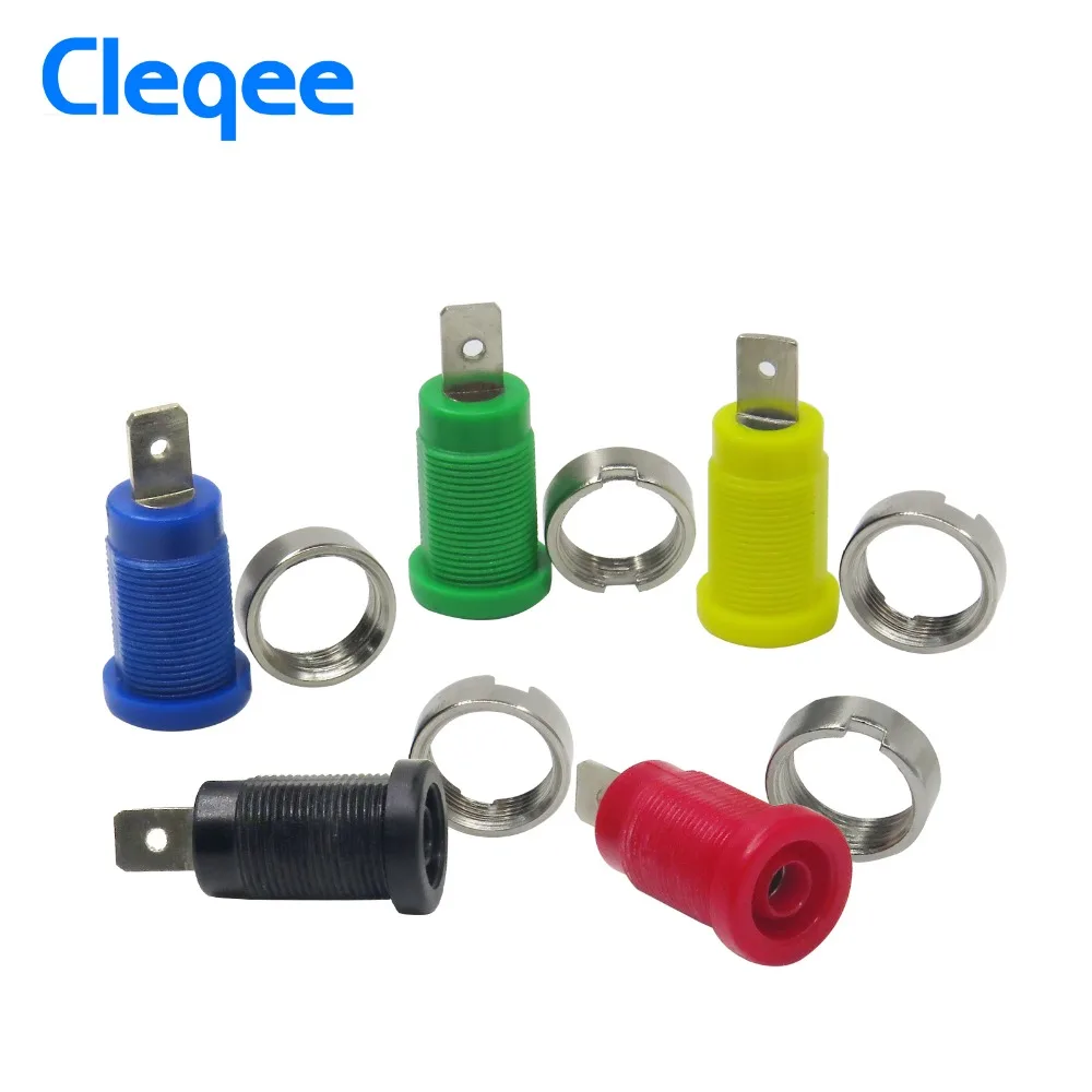 Cleqee P3007 10 шт./компл. 5 цветов 4 мм никелированная переплетная стойка вилка типа