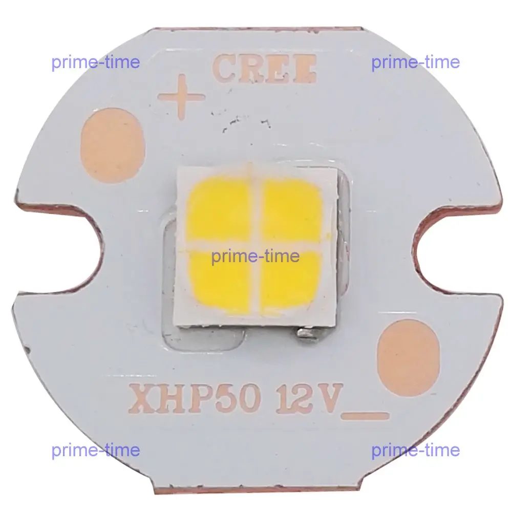 Cree XHP50 6V 12V 6500K Cool White 5000K Neutral 3000K Warm LED Emitter 2546lm 19W J2 Dide on 16mm 20mm Copper PCB |
