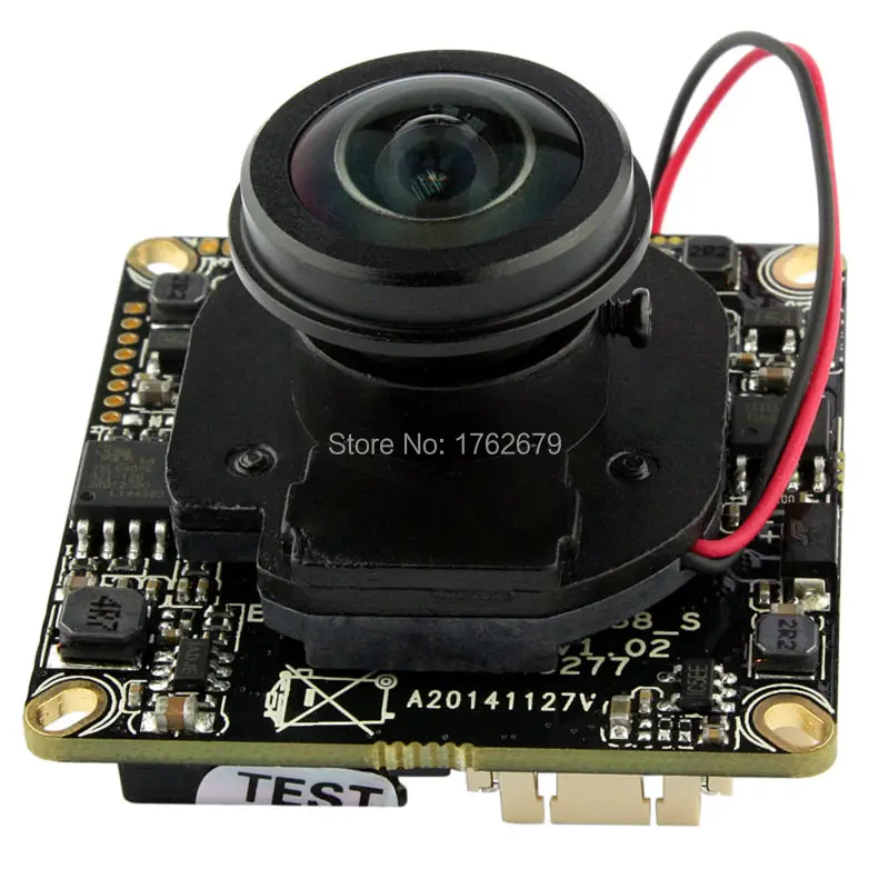 1080P IPC плата Sony IMX222 2MP панорамный широкоугольный IP камера модуль основной платы с 180 градусов Рыбий глаз