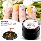 Гель-лак для ногтей T-TIAO CLUB, 5 мл, цветной, розовый, фиолетовый, полупрозрачный, удаляемый замачиванием