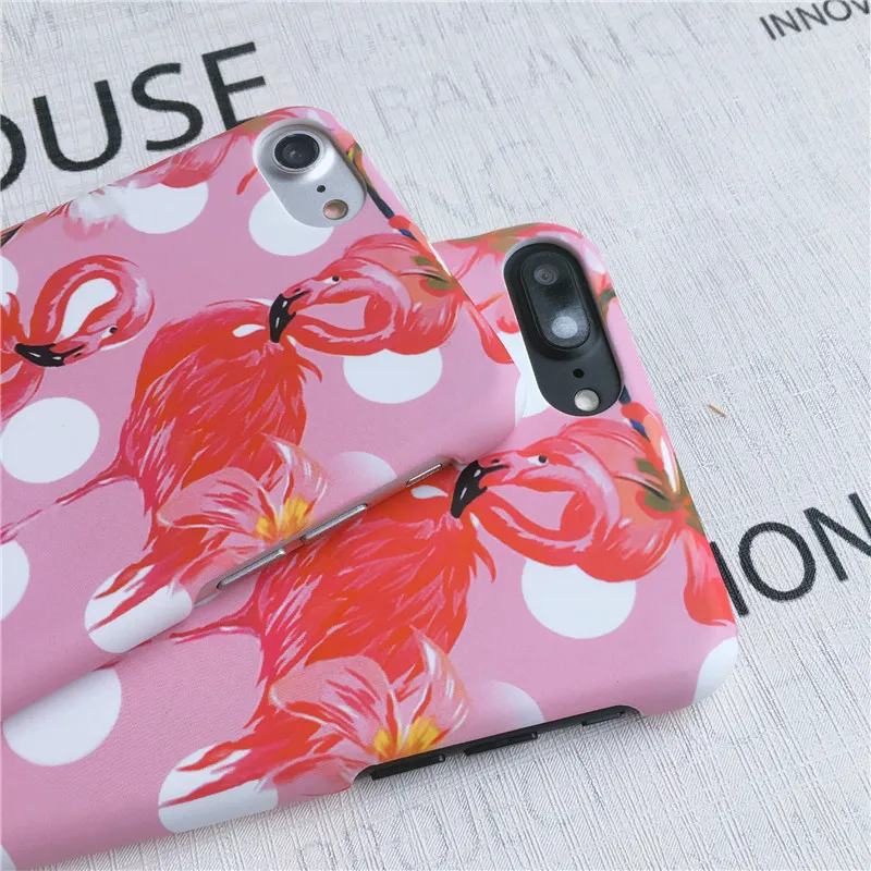 С цветочным рисунком Фламинго мода чехол для iPhone X 6 S 7 8 плюс XS XR MAX Plus чехлы