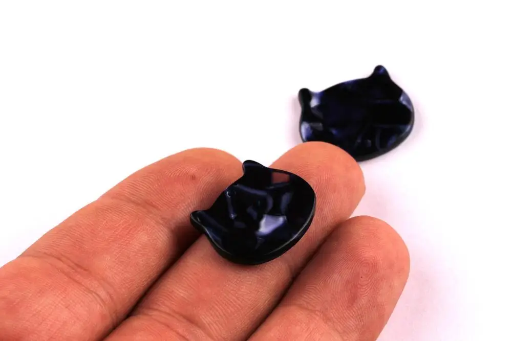 

Acetate Acrylic Earring Charms - Cat Shaped Earrings - Jewelry accessories - 6pcs/lot- 17x19.5x2.5mm - AC1045