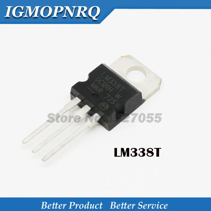 10 шт. регулятор напряжения LM338T TO220 LM338 TO 220 338 T 5A 1 2 В до 32 В|Интегральные схемы| |