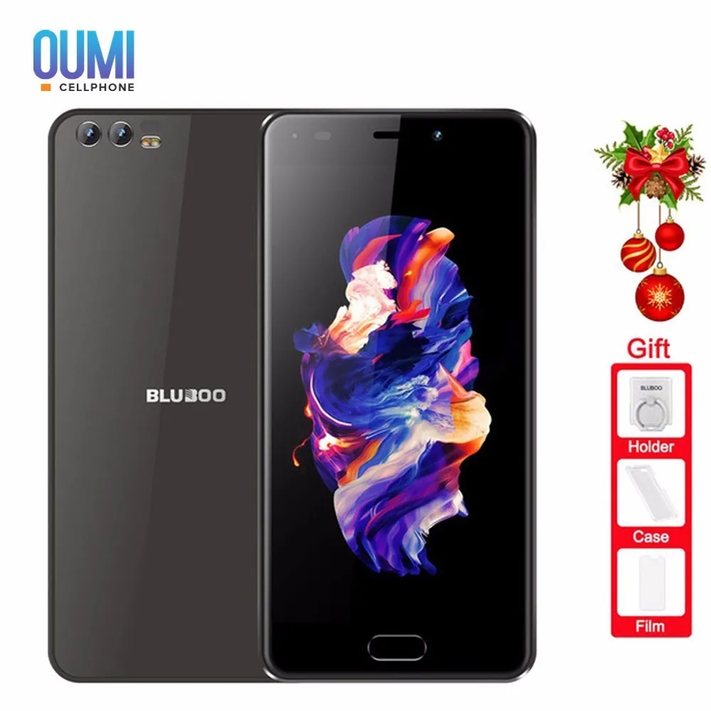 BLUBOO D2 смартфон 5 2 &quotHD Android 6 0 MTK6580A 3300 мАч 4 ядра 1 г + 8 5.0MP 3.0MP двойной камеры заднего