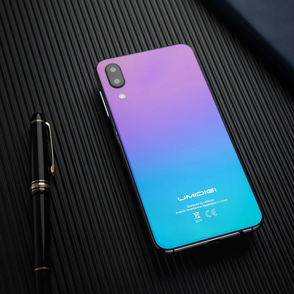 Мобильный телефон UMIDIGI One Max 4 ГБ 128 ГБ 6,3 дюйма Helio P23 Восьмиядерный Android 8,1 16MP+ 12MP 4150 мАч NFC Face ID 4G смартфон