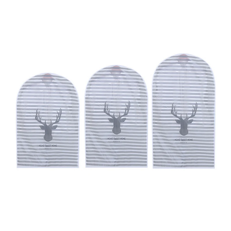 

printing Coat Clothes Garment Suit Cover Bags Dustproof Hanger Storage Travel Organizer Wardrobe Clothes Storage
